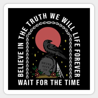 Wait For The Time Sticker